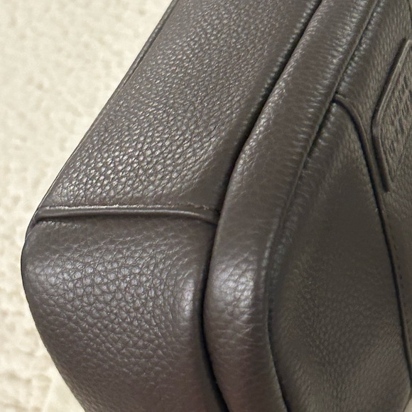 Pom Pom London Original/Mayfair  Leather Bag CONKER NEW!!!! Never carried- $99! - Picture 8 of 13